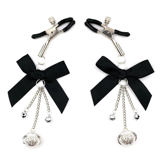 Jingling Bell Womens Adult Nipple Clamps - - Nipple and Clit Clamps
