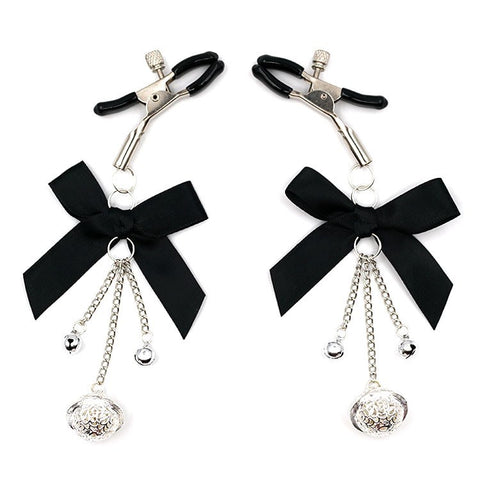 Jingling Bell Womens Adult Nipple Clamps - Nipple and Clit Clamps