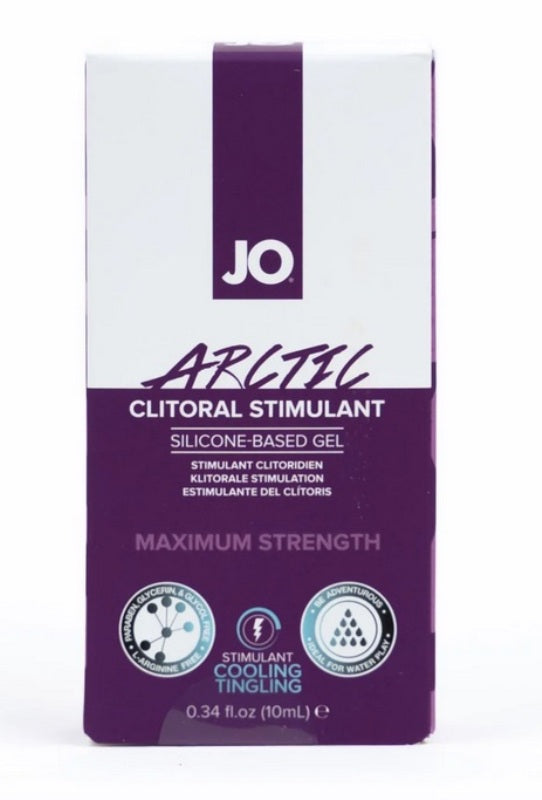 JO Clitoral Gel Tingling G-spot Arctic 0.34 Oz / 10 ml - - Silicone Based Lubes