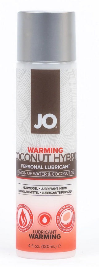 Jo Coconut Hybrid Lubricant 4 Oz / 120 Ml Warming