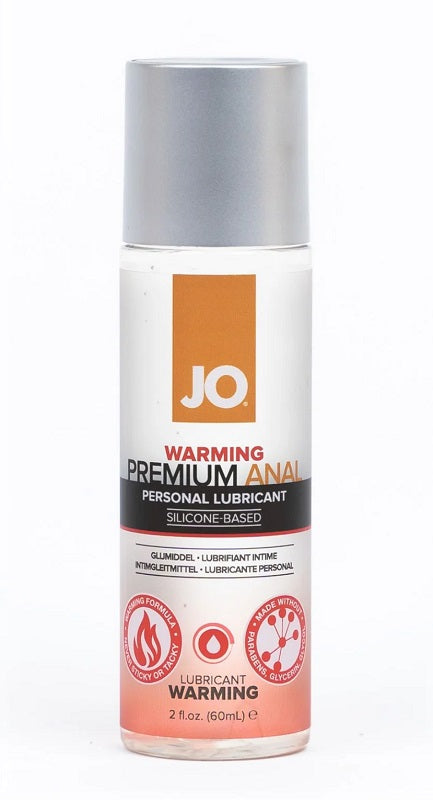 JO Warming Premium Anal Silicone Lubricant - - Silicone Based Lubes