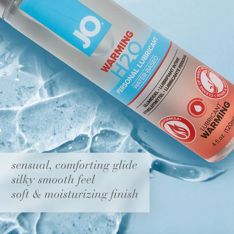 Jo Warming H2O Water-Based Lubricant - - Water Based Lubes