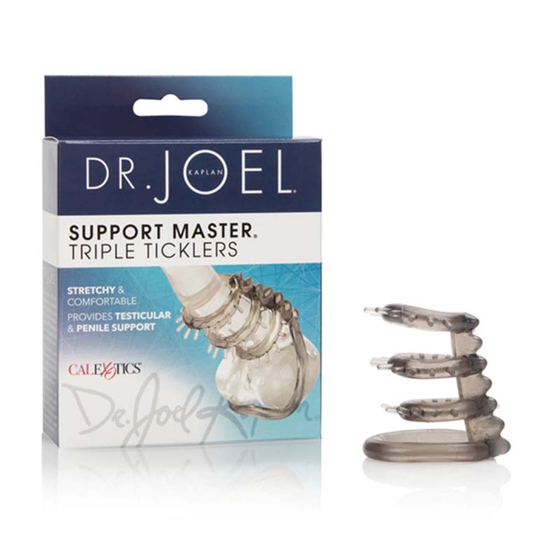 Dr. Joel Kaplan Support Master Triple Tickler Rings - - Cock Rings