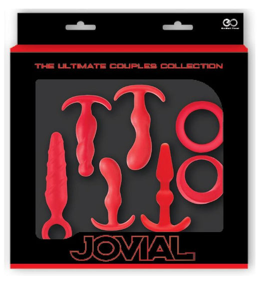 Jovial 7 Piece Anal Kit Red