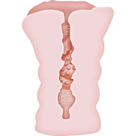 Adam & Eve Juicy Lucy Self Lubricating Male Stroker Sleeve - Masturbators and Strokers