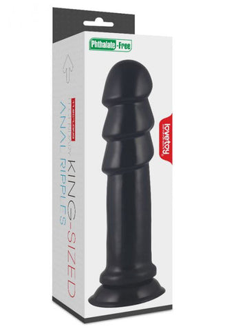 Lovetoy King Sized Anal Ripples Textured Butt Plug - Butt Plugs