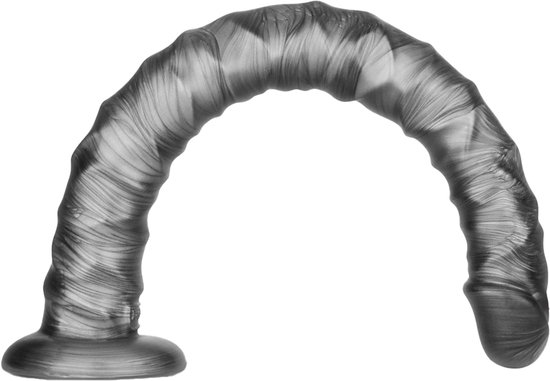 Lovetoy King Sized Vibrax Slider Vibrating Dildo Grey with 10 Functions - - Vibrating Dildos