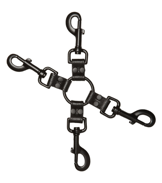 Kink Leather Submissive Accessories All Access Clips Black - - Cuffs And Restraints