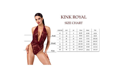 Noir Handmade Kink Royal Sexy Womens Gown Red