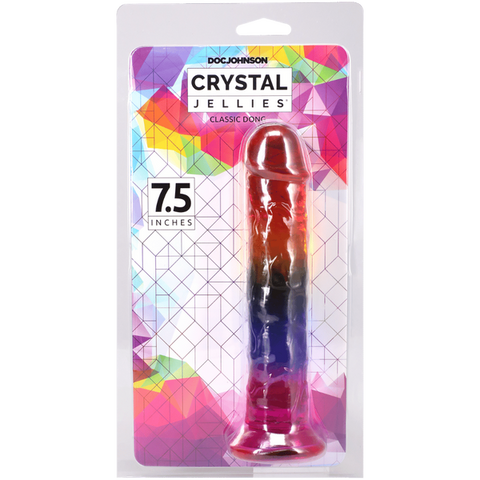 Doc Johnson Crystal Jellies Soft and Flexible Realistic Dong - Realistic Dildos
