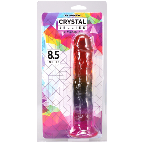 Doc Johnson Crystal Jellies Soft and Flexible Realistic Dong - Realistic Dildos