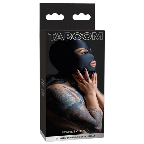 Scala Spandex Hood (Black) Comfortable Sensory Deprivation - Bondage Hoods