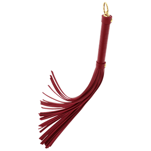 Scala Large Whip Red for BDSM Impact Play and Sensation Control - Whips And Crops
