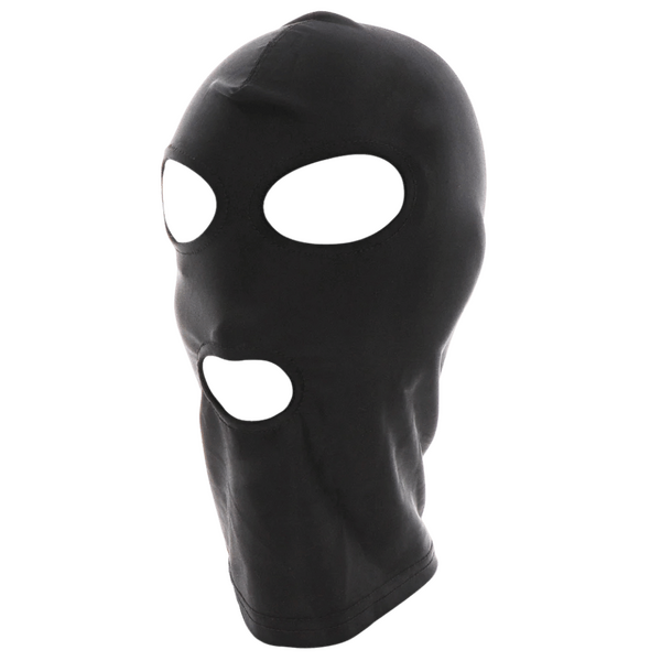 Scala TABOOM Comfortable Stretchy Spandex Hood - Black - Bondage Hoods