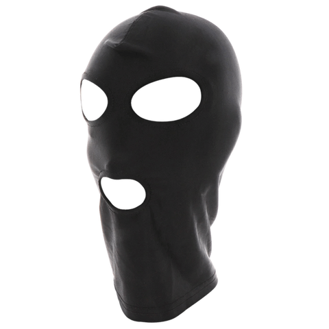Scala Spandex Hood (Black) Comfortable Sensory Deprivation - Bondage Hoods