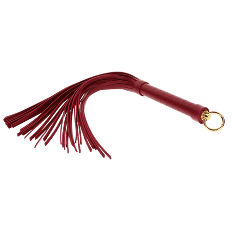 Scala Large Whip Red for BDSM Impact Play and Sensation Control - Whips And Crops