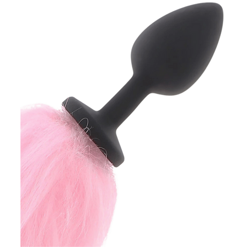 Scala Unicorn Tail & Buttplug LED (Black) with Flexible Tail and LED Lights - Butt Plugs