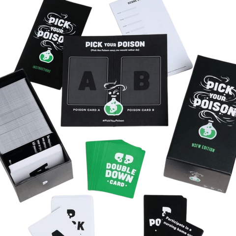 Creative Conceptions Pick Your Poison NSFW After Dark Edition Party Game - Sex Games, Coupons and Tricks
