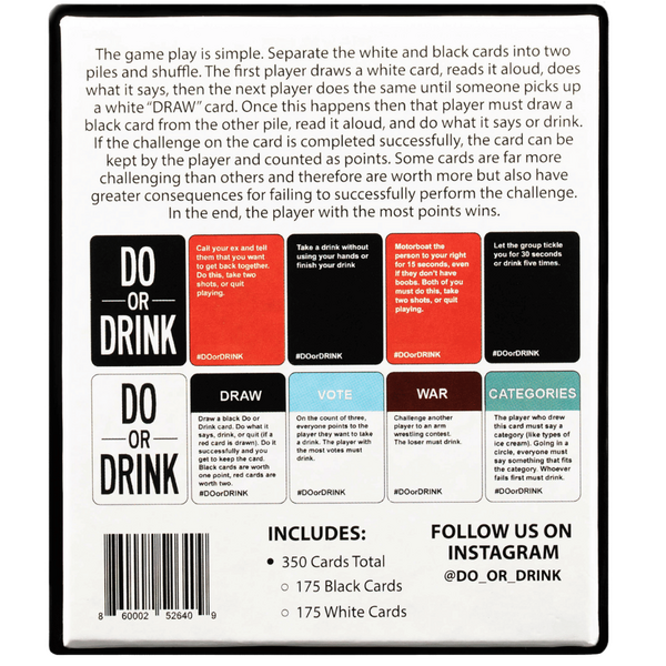 Creative Conceptions Do Or Drink Adult Sex Game - Default Title - Sex Games, Coupons and Tricks