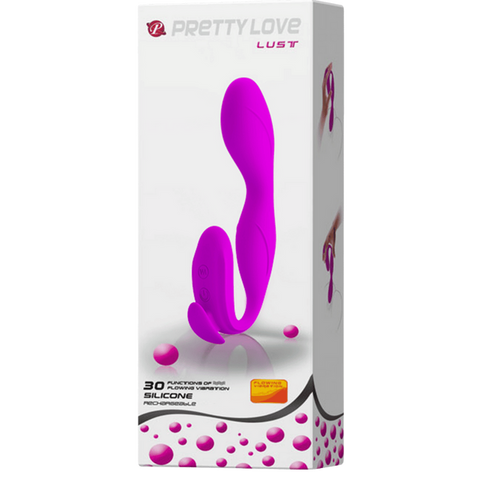 Pretty Love Lust Silicone Clitoral Stimulator - Clit Ticklers and Pulsators