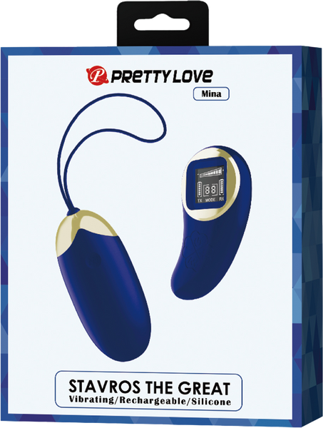 Baile Pretty Love Mina Remote Control Bullet Vibrator LCD Display - Unclassified