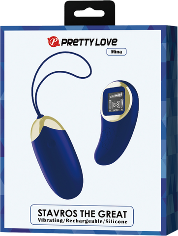 Baile Pretty Love Mina Remote Control Bullet Vibrator LCD Display - Unclassified