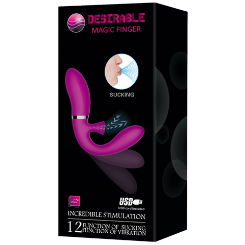 Baile Desirable Magic Finger Vibrator With Suction - Finger and Tongue Vibrators
