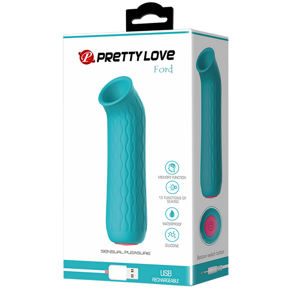 Baile Ford 12 Functions Rechargeable Clitoral Massager - Clit Ticklers and Pulsators
