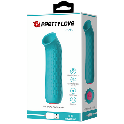 Baile Ford 12 Functions Rechargeable Clitoral Massager - Clit Ticklers and Pulsators