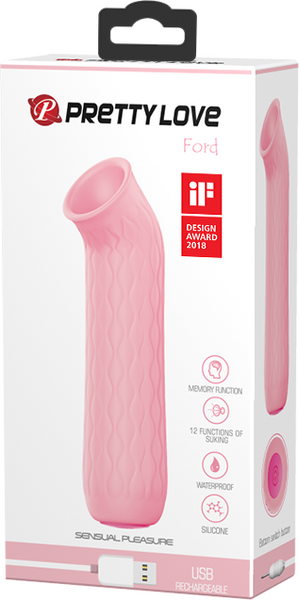 Baile Ford 12 Functions Rechargeable Clitoral Massager - Clit Ticklers and Pulsators