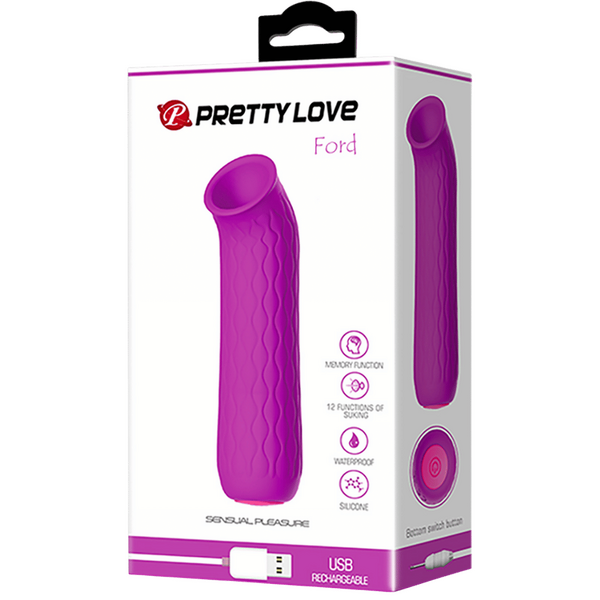 Baile Ford 12 Functions Rechargeable Clitoral Massager - Clit Ticklers and Pulsators