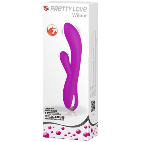 Pretty Love Wilbur Warming Silicone Rabbit Vibrator - Rabbit Vibrators