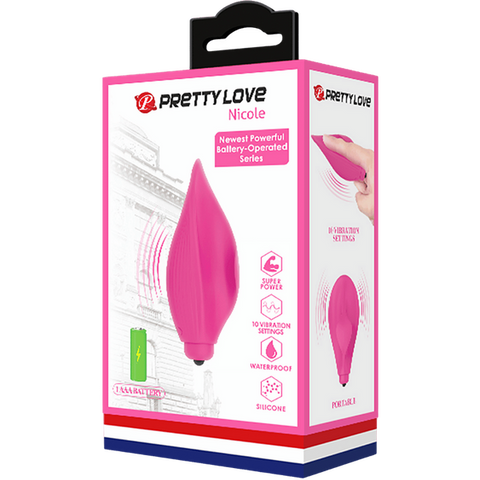 Baile Nicole 10 Functions Silicone Finger Vibrator - Finger and Tongue Vibrators