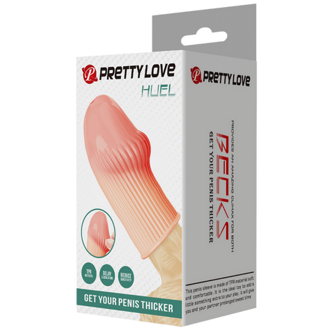 Baile Huel TPR Material Penis Extender Sleeve - Penis Sleeves and Extenders
