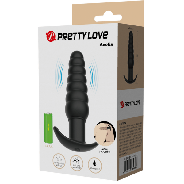 Baile Aeolis Vibrating Silicone Anal Plug - Butt Plugs