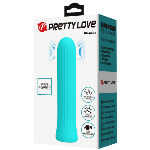 Baile Blanche Rechargeable Bullet Vibrator with Memory Function - Bullet Vibrators