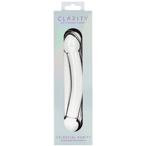 Creative Conceptions Glass Dildo Celestial Purity Double Ended Design - Glass Sex Toys