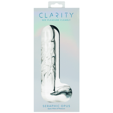 Creative Conceptions Glass Dildo Seraphic Opus 7.2 Inch Borosilicate - Glass Sex Toys