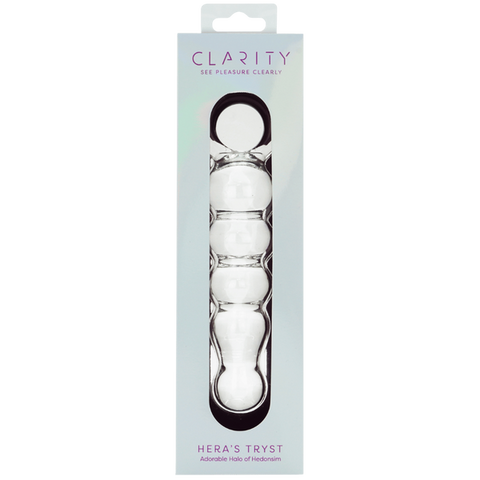 Creative Conceptions Glass Dildo Heras Tryst Curved G Spot Stimulation - Glass Sex Toys