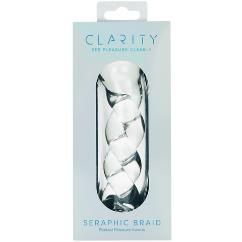 Creative Conceptions Glass Dildo Seraphic Braid Spiral Ridged Design - Glass Sex Toys