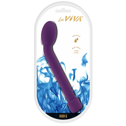 La Viva High G Multi Speed G Spot Vibrator Curved Head Design - G-Spot Vibrators