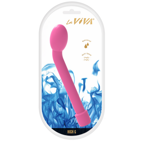 La Viva High G Multi Speed G Spot Vibrator Curved Head Design - G-Spot Vibrators