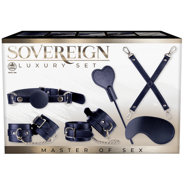 Excellent Power Sovereign Luxury Bondage Set - Black - Bondage Kits