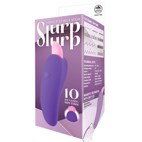 NANMA Excellent Power Slurp Slurp Adult Tongue Stimulator Clitoral Vibrator - Finger and Tongue Vibrators