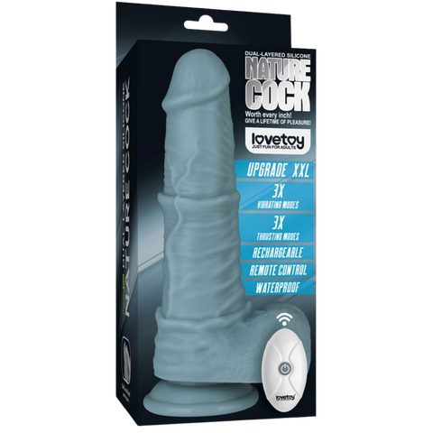 11 Inch Remote Thrusting Vibrating Silicone Dildo by Lovetoy