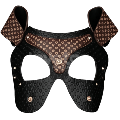 Lovetoy Classic Pup Mask With Removable Muzzle - Masks And Blindfolds