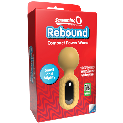 Screaming O Cuties Rebound Compact Power Wand with Spring Loaded Neck - Body Wands