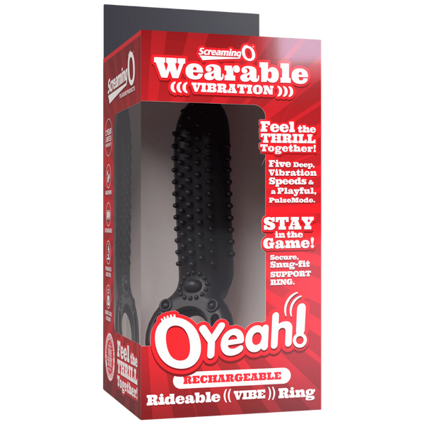 Screaming O OYeah Rechargeable Rideable Vibrating Cock Ring - Vibrating Cock Rings