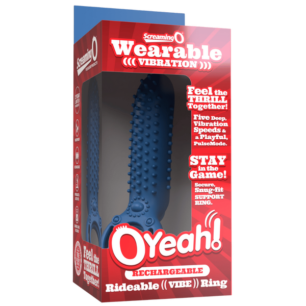 Screaming O OYeah Rechargeable Rideable Vibrating Cock Ring - Vibrating Cock Rings