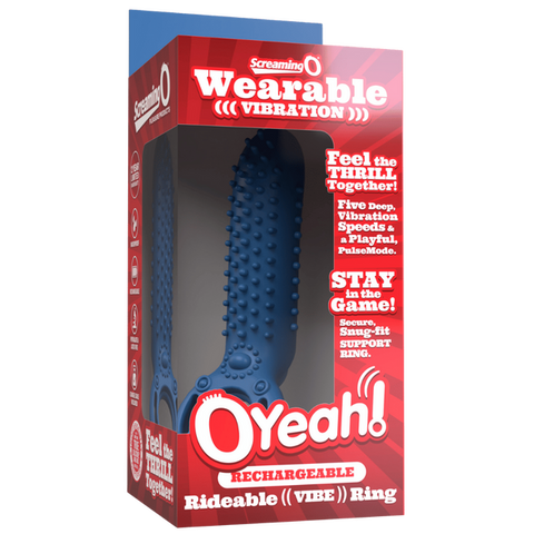 Screaming O OYeah Rechargeable Rideable Vibrating Cock Ring - Vibrating Cock Rings